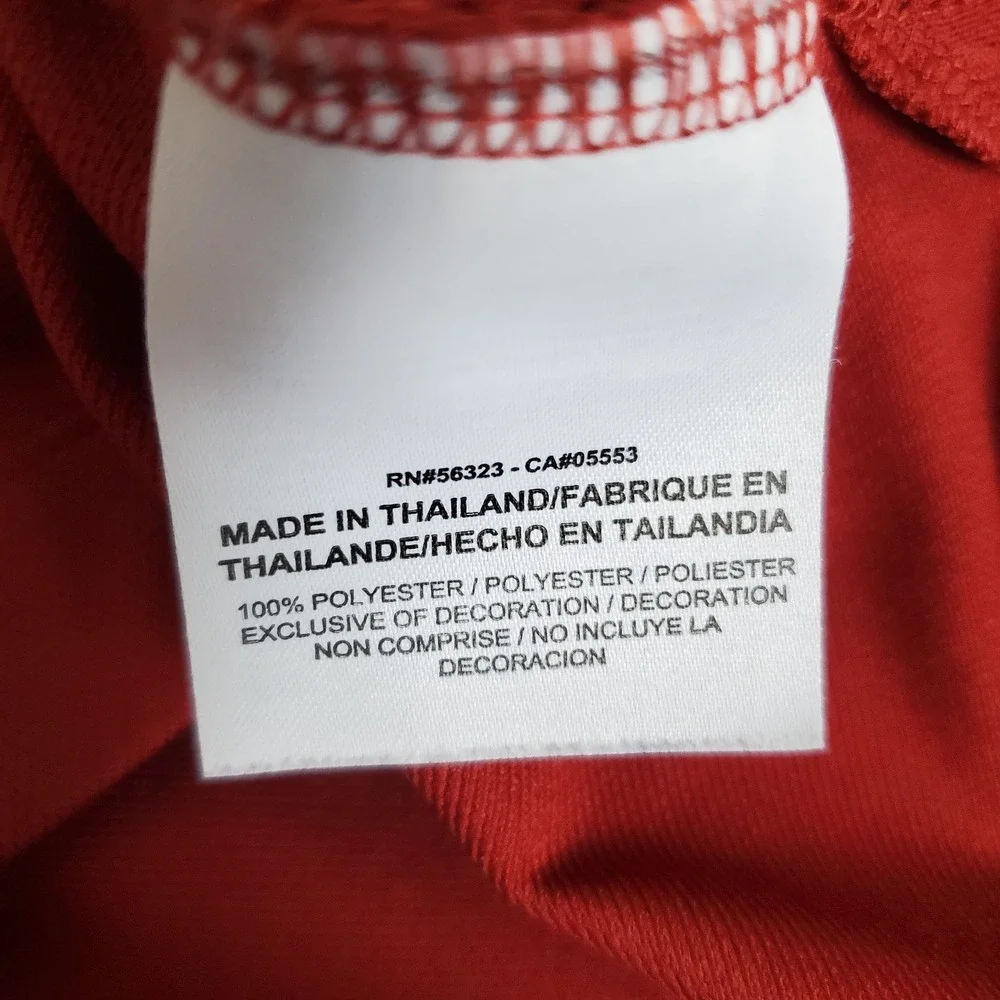 Nike Golf Polo Shirt Size XL Red Short Sleeve Dri-Fit Tour Performance